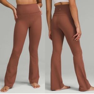 Lululemon Groove Super High Rise Flared Pant Nulu Ancient Copper